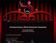 Tablet Screenshot of meistersingerakademie.com